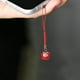 thumbnail image 3 of KAKOWELY colgantes de cadena para teléfono con forma de gato de la suerte y campana de cobre., 3 of 5
