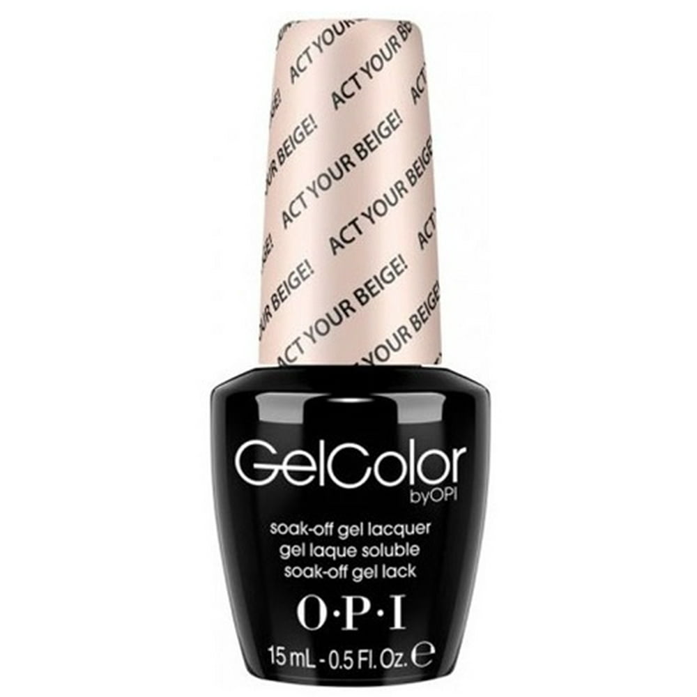 OPI OPI Nail GelColor Gel Polish Color Act Your Beige .5oz/15mL