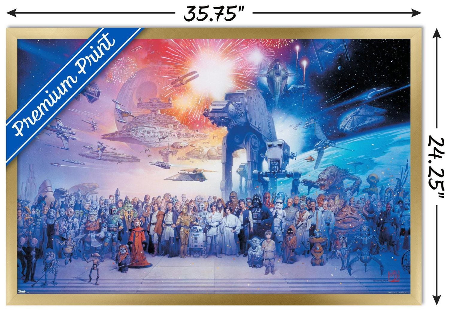Star Wars: Saga - Galaxy Wall Poster