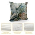 thumbnail image 4 of Pratyus Seashells Seaweed Modern Rustic Decorative Pillow Cases Zipper Home Decor High-quality Summer Covers 1PC 24x24in, 4 of 5
