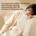thumbnail image 4 of Portable Electronic Heating Pad, Lumbar Heating Massager, 4 Temperature Levels and 5 Massage Settings, Abdominal and Lower Back Pain Heating pad, Autism Heating pad, 4 of 5