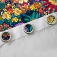 thumbnail image 4 of Castle Fairy Flowers Blackout Curtains Set of 2 (52x84 Each),Exotic Style Window Curtains, 4 of 6