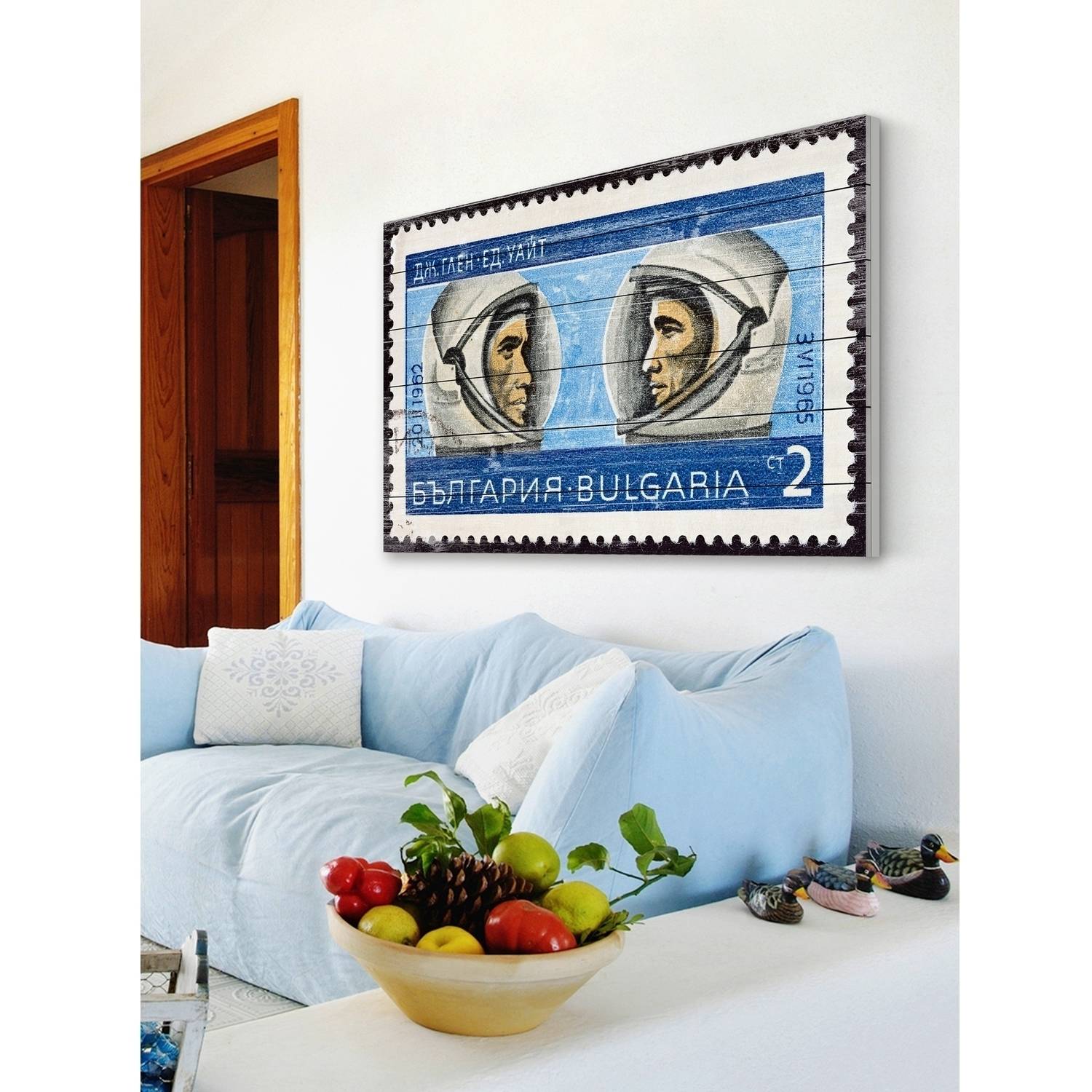 Strong Resolve Painting Print on White Wood