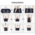 thumbnail image 5 of 2 Pack Foldable Travel Duffel Bag, Amerteer Waterproof Carry On Luggage Bag, Lightweight Travel Luggage Bag for Sports, Gym, Vacation, 5 of 7