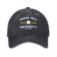 thumbnail image 4 of Gorras de béisbol con visera para el sol de la Universidad Green Hill Gorras de papá de color puro Gorra con visera Sonic, 4 of 5