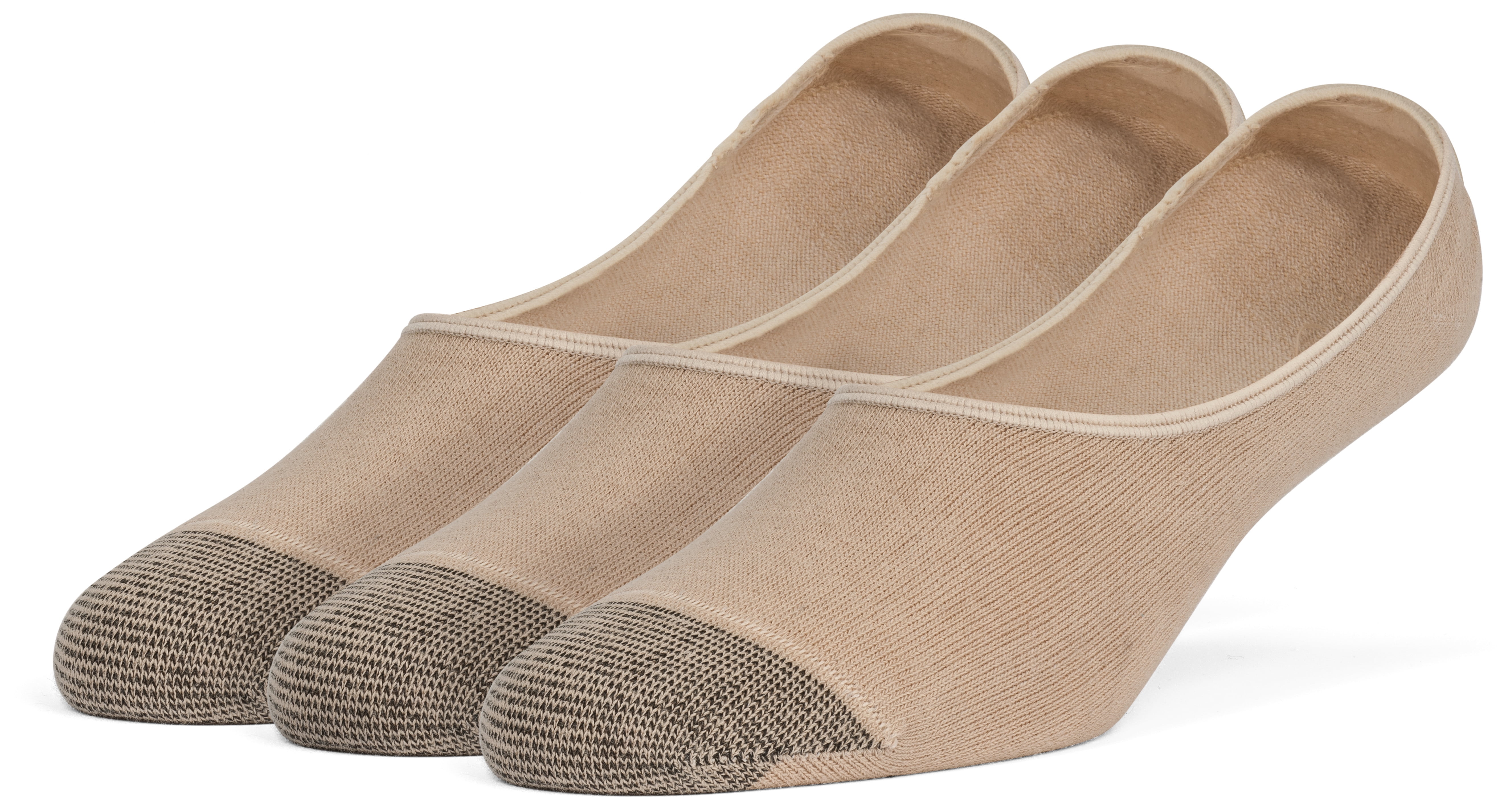 Men's Cotton Lightweight No Show Liner Socks 3 Pairs