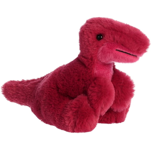 Aurora - Small Red Mini Flopsie - 8.5" Velociraptor - Adorable Stuffed Animal