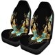 thumbnail image 1 of Juego de 2 fundas para asientos de coche ABPHQTO joyas doradas mariposas universal Auto asientos delanteros, 1 of 4