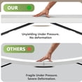 thumbnail image 6 of TOPCOMFY 8-Ft Folding Table Fold in Half Utility Table Adjustable Height Portable Dining Table for Indoor Outdoor Picnic Party, White, 6 of 6