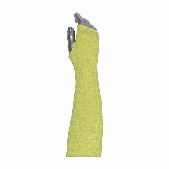 Pip Cut-Resistant Sleeve,Yellow,Knit Cuff 10-21AX18TH