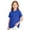 Royal Blue #023, variant on Girls Breathable Polo Shirt Kids Short Sleeve School Uniform Golf Shirt Casual Quick Dry Three-Button Polo Shirt 120