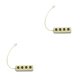 thumbnail image 3 of Toystoory Divisor de línea telefónica para recepción de Hotel y oficina, reemplazo de adaptador de Cable de 4 vías, accesorios de conector de Mostrar como imagen 2piezas, 3 of 6