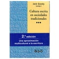 thumbnail image 1 of Cultura escrita en sociedades tradicionales Gedisa 9788474325294, 1 of 2