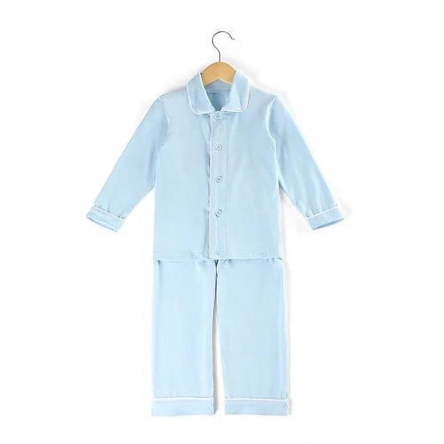 Pijamas de manga larga para niños y niñas, conjuntos de pijamas de 2022 algodón con volantes, para Otoño e Invierno