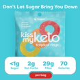 thumbnail image 2 of Kiss My Keto Gummies Candy – Low Carb Candy Gummy Rings, Keto Snack Pack – Healthy Candy Gummys – Vegan Candy, Keto Gummy Candy – Keto Candy Gummies (24-pack), 2 of 9