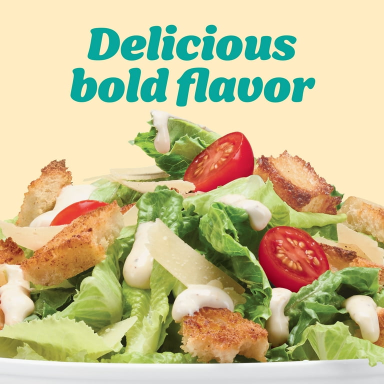 Kraft Lite Classic Caesar Dressing, 16 fl oz Bottle, Low Fat, Low Calorie -  Walmart.com