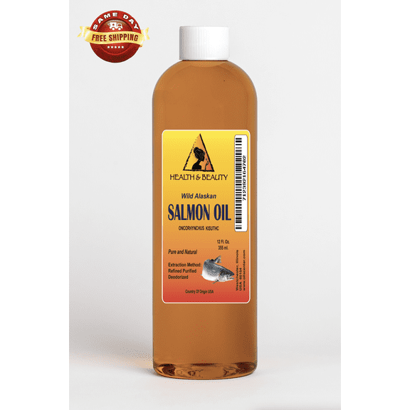 Wild alaskan salmon oil by h&b oils center all natural for dogs & cats 24 oz