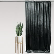 Your Chair Covers - Velvet 10 ft x 60 Inch Drape with 4 Inch Pocket Black