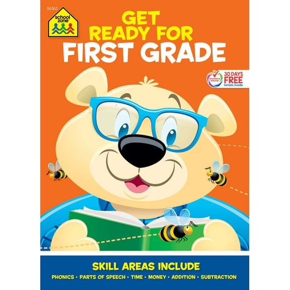 School Zone Get Ready for First Grade Workbook