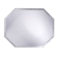 thumbnail image 2 of Frameless Hanging Wall Mirror, Octagonal (22 x 28 Inch), Silver, 2 of 3