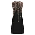 thumbnail image 5 of Penkiiy Été Dresses for Women 2024 Décontracté Mince Ample Couleur Unie Col Rond Tempérament Élégant Licou Dresses Multicolore, 5 of 5