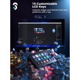 thumbnail image 2 of Stream Controller - SOOMFON Stream Control Deck with 15 LCD Macro Keys Customizable to Trigger Actions in OBS Twitch YouTube Compatible with PC & Mac for Content Creators Streaming Gaming, 2 of 8