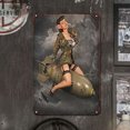 thumbnail image 3 of Placa Metal Vintage Pintura Hierro Rectangular Pared 30x40cm, 3 of 9