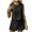 Black, variant on Weardear Women's Summer 2 Piece Outfits Casual Button Back Crop Tank Tops and High Waist Shorts Set