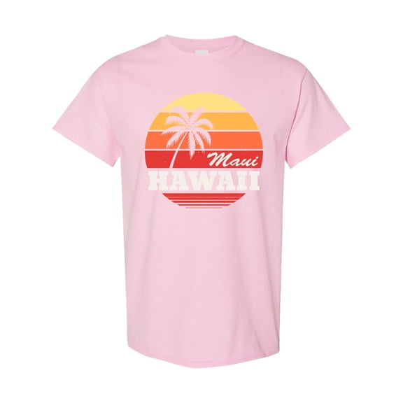 Inktastic Maui Hawaii Retro Sunset T-Shirt
