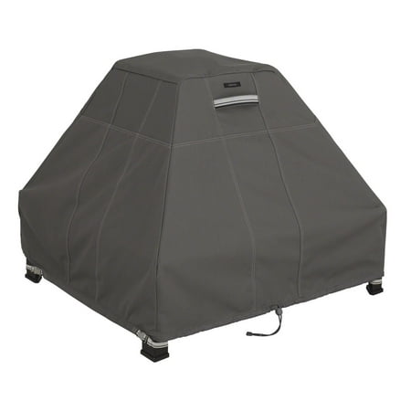 UPC 052963013351 product image for Classic Accessories Ravenna Water-Resistant 33.5 Inch Stand-Up Fire Pit Cover | upcitemdb.com