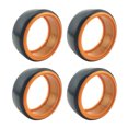 thumbnail image 1 of áticos duros a de 4 piezas de 26 mm, áticos de doble capa para HSP 1/10 piezas de actualización de coche a , pi naranja Baoblaze Neumáticos de coche RC, 1 of 4
