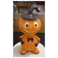 thumbnail image 1 of Halloween Pumpkin Man Statue Funny Decorative Props Pumpkin Figurine Resin Craft Desktop Ornament for Halloween Home Garden Decoration, 1 of 5