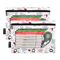 thumbnail image 2 of Cartoon Envelope Letter and Heart 2 Pack Pencil Pouch for 3 Ring Binder Smooth Zipper Folders with Pockets Clear Window Pencil Case, 2 of 6