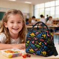 thumbnail image 4 of DISNIMO Boys Backpack, Dinosaur Print 3Pcs School Backpack Set with Lunch Bag & Pencil Case, 17 Inch Lightweight School Bag Travel Bookbag Daypack-, 4 of 7