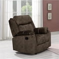 thumbnail image 3 of Global Furniture USA U7303C Brown Microfiber Glider Recliner, 3 of 5