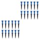 thumbnail image 1 of Eigraketly Paquete de 12 tees de golf Soporte de bolas de plástico Práctica para interiores y exteriores Azul 76 mm Azul 76 mm 2piezas, 1 of 6