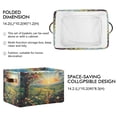 thumbnail image 2 of Ryvnso Sunset View Paint Storage Basket Large Bin Foldable Boxes Toys Organizer 14.2x10.2x8.3in 2 PCs, 2 of 8