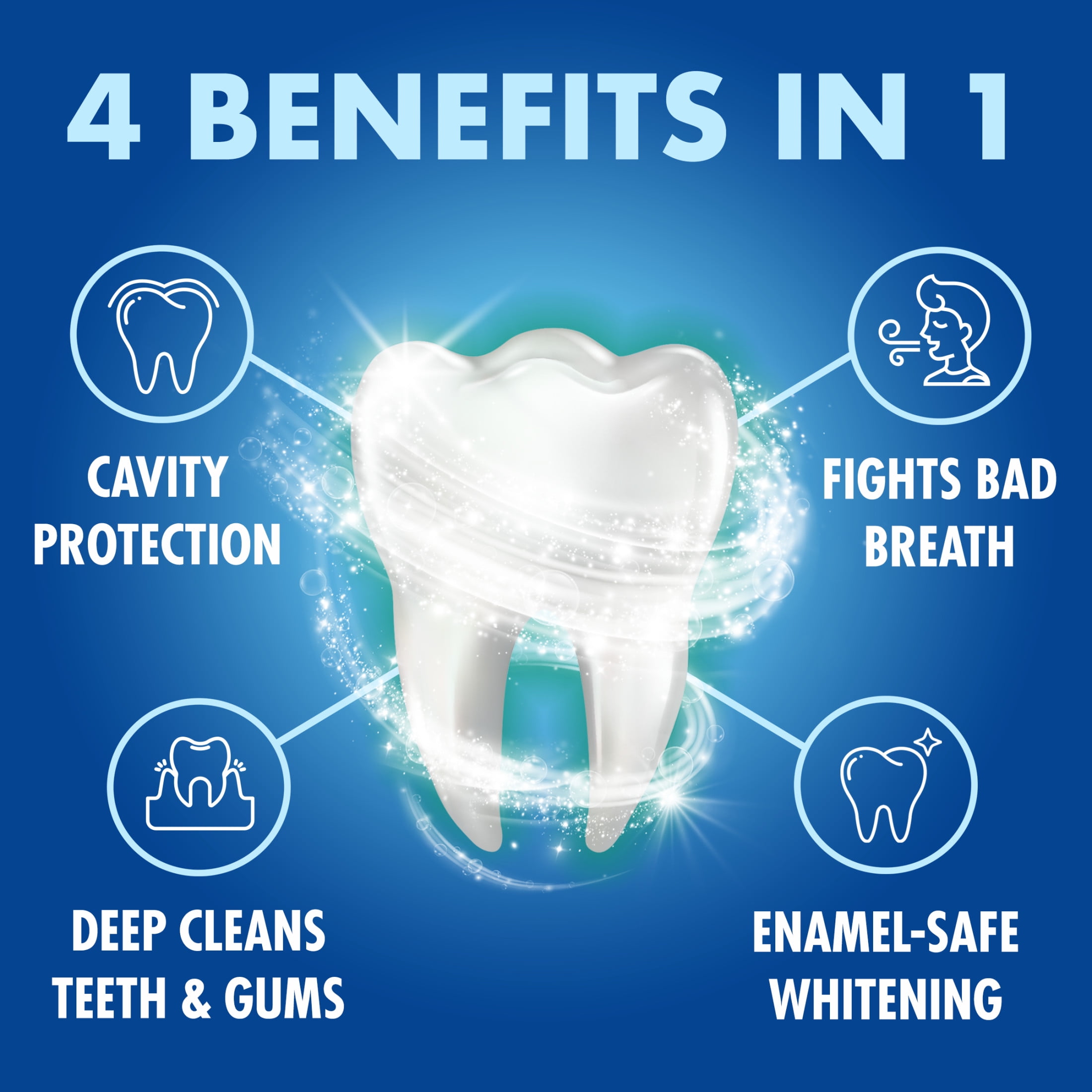 ARM & HAMMER Therabreath Fluoride Toothpaste, Invigorating Icy Mint