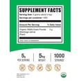 thumbnail image 2 of BulkSupplements Organic Alfalfa Grass Powder - 5g per Serving - 5 Kilograms (11 lbs) - 1000 Servings, 2 of 5