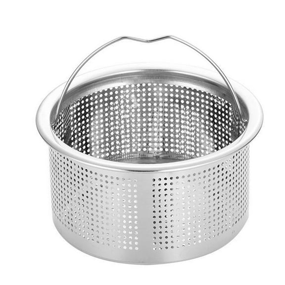 304 Stainless Steel Kitchen Sink Strainer Sink Drain Strainer Sink Strainer with Handle Sink Strainer Kitchen Sink Drain Strainer Deep Sink Strainer Basket for Kitchen Home