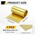 thumbnail image 2 of Brass Sheet Roll, 0.15 x 150 x 2500mm Metal Flashing Brass Foil Roll, Gold, 2 of 6