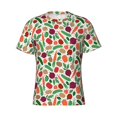 thumbnail image 3 of Naloa Vegetables Men's T-Shirt Sport T-shirt Men's Basic Tee Casual Men's Shirt, Round Neck, Short Sleeves - Small, 3 of 5
