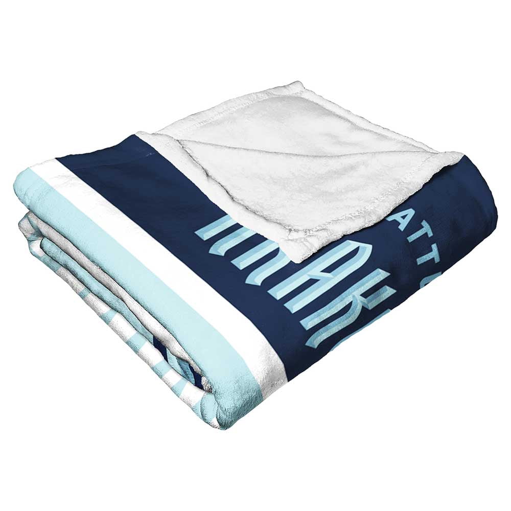 Seattle Kraken NHL Colorblock Personalized Silk Touch Throw Blanket, 50" X 60"