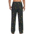 thumbnail image 2 of Top-kevin Mardi Gras Confetti Print Pajama Pants for Men Comfort Sleep Lounge Bottoms Straight-fit with Pockets S-XXL, 2 of 6