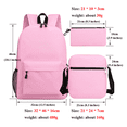thumbnail image 2 of Lightning Pet Backpack Three Piece Set, Backpack Student Schoolbag, 2 of 3