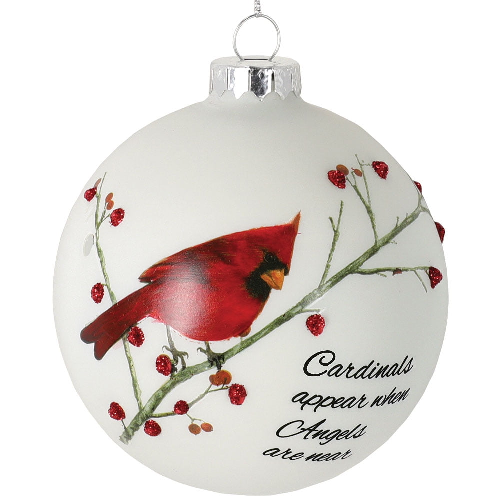 Cardinals Appear When Angels Are Near Memorial Gift Glass ...