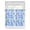 Sky Blue, variant on Navy Blue Flowers Kitchen Curtains 45 Inch Length, Watercolor Summer Botanical Floral Rod Pocket Light Filtering Window Curtains Living Room Bedroom Curtain Drapes Cafe Curtain 52''x45''x2