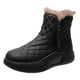 thumbnail image 5 of Qarigey Estilo de invierno con estas botas de nieve a media pantorrilla para mujer Botas de nieve con cremallera lateral y punta redonda para Type11 NO11, 5 of 6