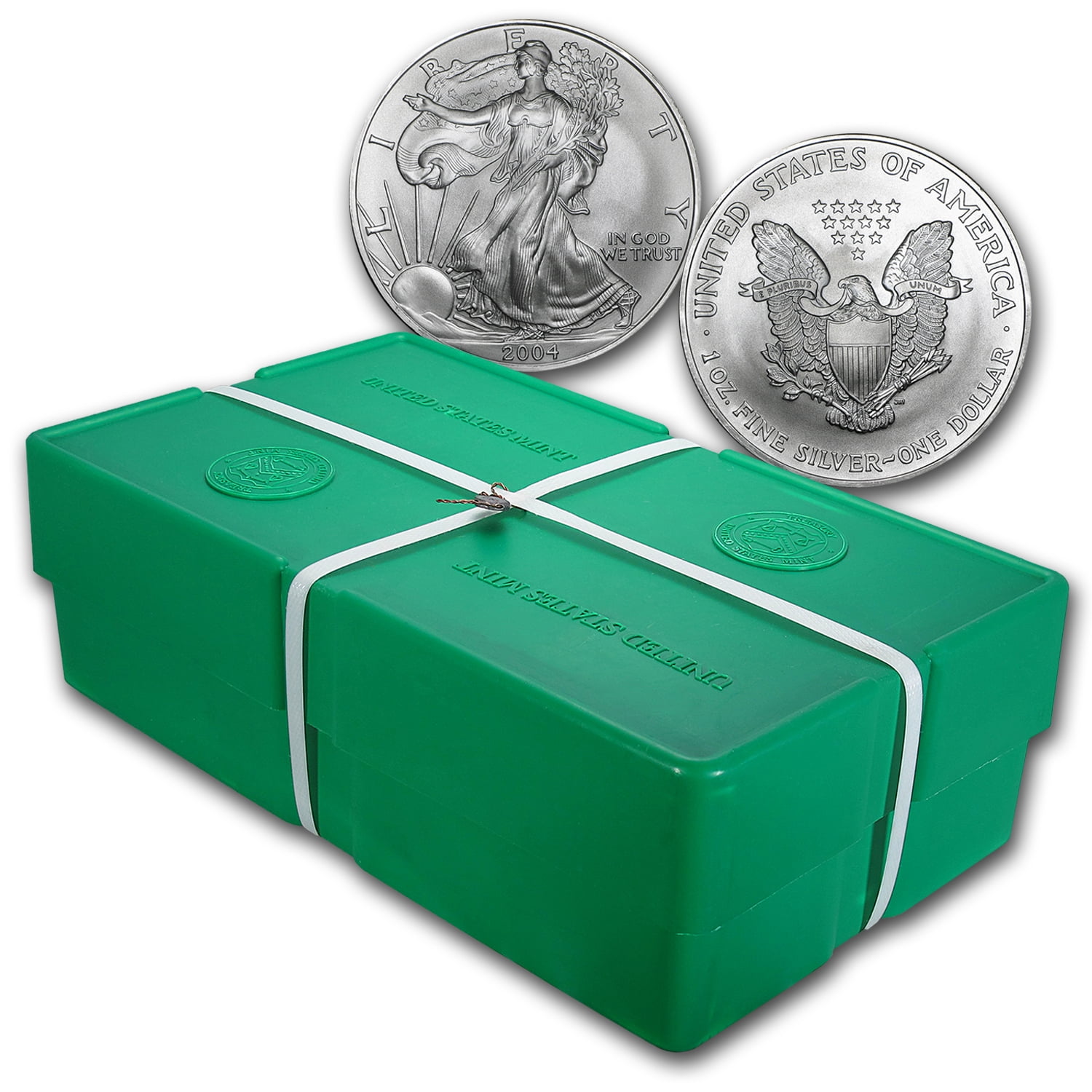 2004 500Coin American Silver Eagle Monster Box (Sealed)