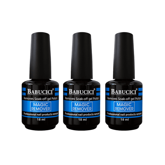 3 Remover De Gel Gelish Color Y Acrílico Para Uñas Acrilicas